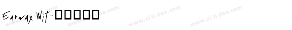 Earwax Wit字体转换